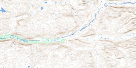 Mont Haywood Topographic map 024I09 at 1:50,000 Scale