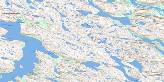 Kangiqsualujjuaq Topo Map 024I12 at 1:50,000 scale - National Topographic System of Canada (NTS) - Toporama map