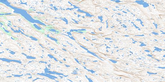 Lac Amaruartuq Topo Map 024I14 at 1:50,000 scale - National Topographic System of Canada (NTS) - Toporama map