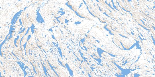 Lac Harveng Topographic map 024K05 at 1:50,000 Scale