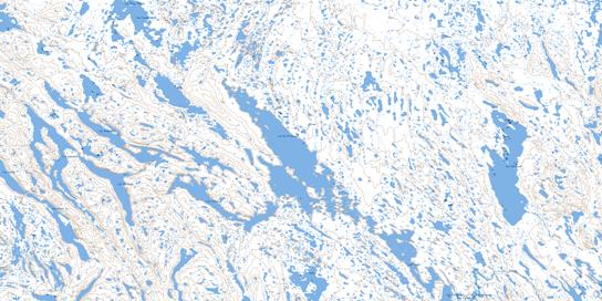 Lac De Freneuse Topo Map 024K06 at 1:50,000 scale - National Topographic System of Canada (NTS) - Toporama map