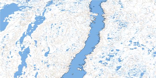 Ile Hendry Topo Map 024K08 at 1:50,000 scale - National Topographic System of Canada (NTS) - Toporama map