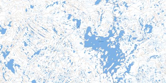 Lac Ballantyne Topo Map 024K11 at 1:50,000 scale - National Topographic System of Canada (NTS) - Toporama map