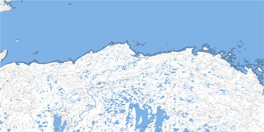 Lac Kaslac Topographic map 024K15 at 1:50,000 Scale
