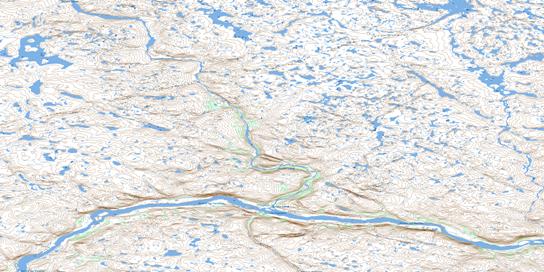 Riviere Cohade Topo Map 024L05 at 1:50,000 scale - National Topographic System of Canada (NTS) - Toporama map
