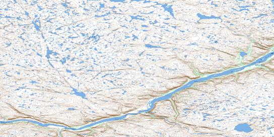Ruisseau Boulain Topo Map 024L06 at 1:50,000 scale - National Topographic System of Canada (NTS) - Toporama map