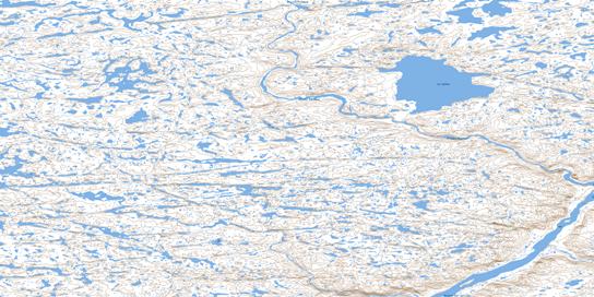 Lac Dulhut Topographic map 024L10 at 1:50,000 Scale