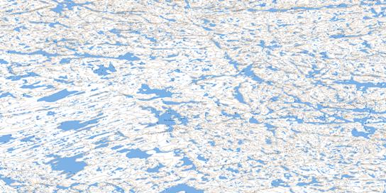 Lac Viennaux Topo Map 024L11 at 1:50,000 scale - National Topographic System of Canada (NTS) - Toporama map