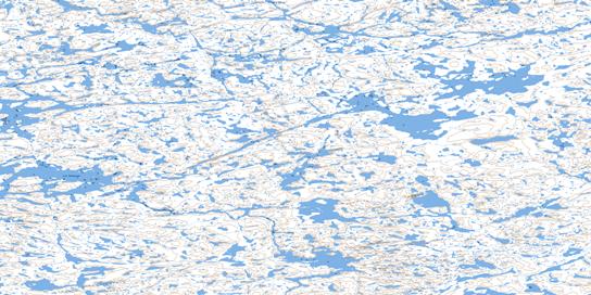 Lac Guenyveau Topo Map 024L15 at 1:50,000 scale - National Topographic System of Canada (NTS) - Toporama map
