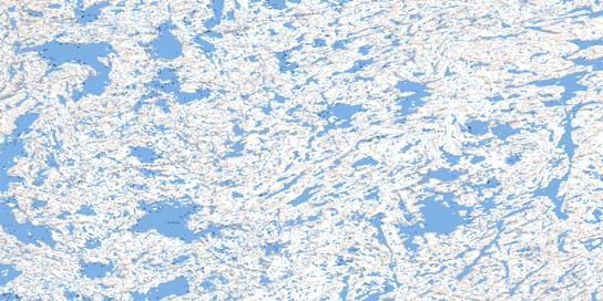Lac Rivier Topo Map 024M05 at 1:50,000 scale - National Topographic System of Canada (NTS) - Toporama map