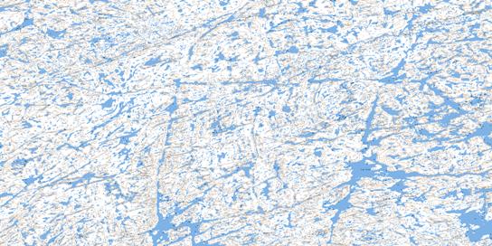 Lac Troie Topo Map 024M06 at 1:50,000 scale - National Topographic System of Canada (NTS) - Toporama map