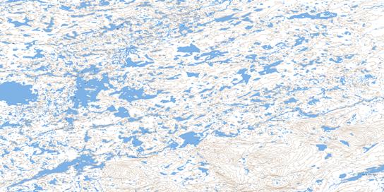 Lac Saint Fond Topo Map 024M08 at 1:50,000 scale - National Topographic System of Canada (NTS) - Toporama map