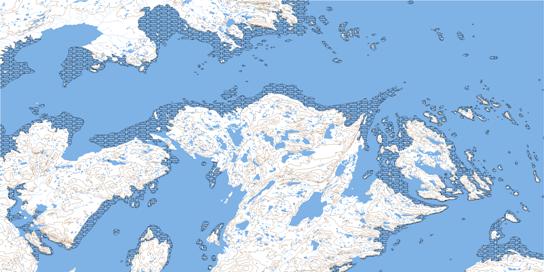 Ikattok Bay Topographic map 024N03 at 1:50,000 Scale