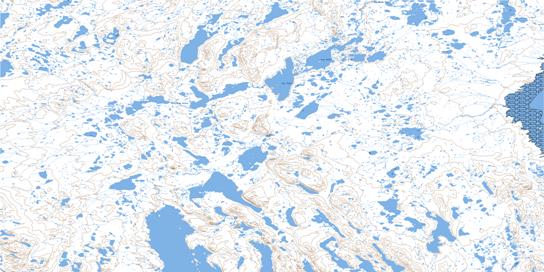 Lac Voltz Topo Map 024N04 at 1:50,000 scale - National Topographic System of Canada (NTS) - Toporama map
