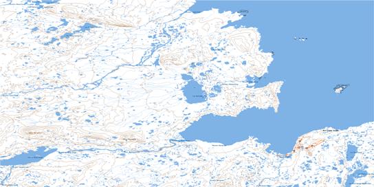 Aupaluk Topo Map 024N05 at 1:50,000 scale - National Topographic System of Canada (NTS) - Toporama map