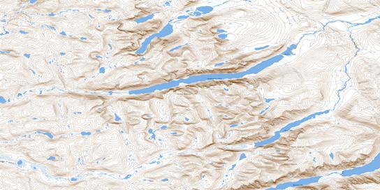 Komaktorvik Lakes Topo Map 024P01 at 1:50,000 scale - National Topographic System of Canada (NTS) - Toporama map