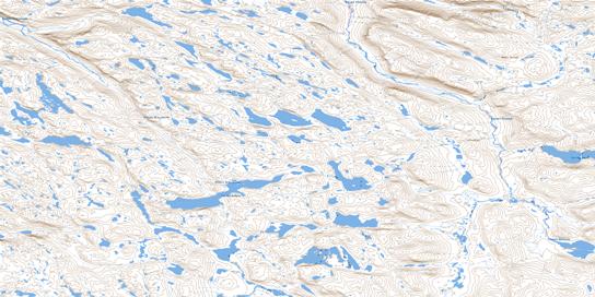 Lac Malchelosse Topo Map 024P02 at 1:50,000 scale - National Topographic System of Canada (NTS) - Toporama map