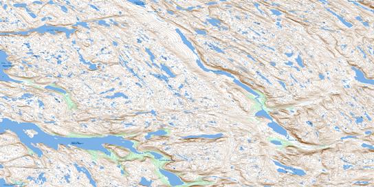 Riviere Abrat Topo Map 024P03 at 1:50,000 scale - National Topographic System of Canada (NTS) - Toporama map