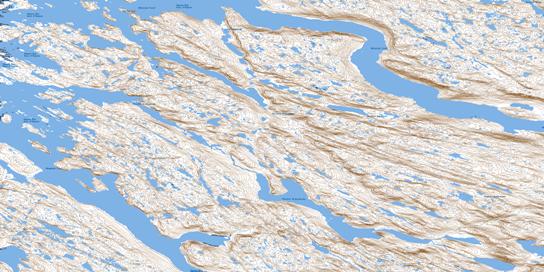 Abloviak Fiord Topo Map 024P06 at 1:50,000 scale - National Topographic System of Canada (NTS) - Toporama map
