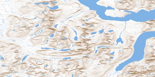 Ryans Bay Topo Map 024P09 at 1:50,000 scale - National Topographic System of Canada (NTS) - Toporama map