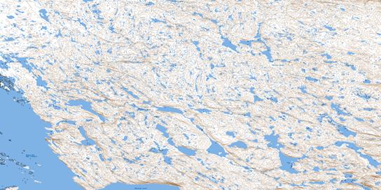 Riviere Lepers Topo Map 024P11 at 1:50,000 scale - National Topographic System of Canada (NTS) - Toporama map