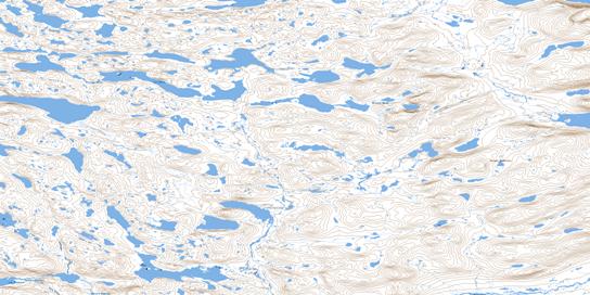 Lac Baret Topo Map 024P15 at 1:50,000 scale - National Topographic System of Canada (NTS) - Toporama map