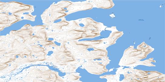 Eclipse Harbour Topo Map 024P16 at 1:50,000 scale - National Topographic System of Canada (NTS) - Toporama map