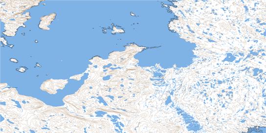 Diana Bay Topo Map 025C13 at 1:50,000 scale - National Topographic System of Canada (NTS) - Toporama map