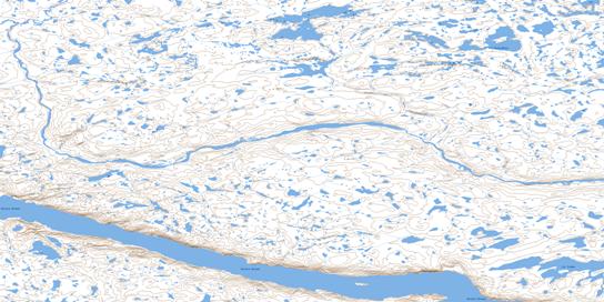 Lac Trempe Topo Map 025D02 at 1:50,000 scale - National Topographic System of Canada (NTS) - Toporama map