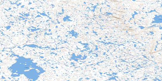 Mcgill Lake Topo Map 025D07 at 1:50,000 scale - National Topographic System of Canada (NTS) - Toporama map