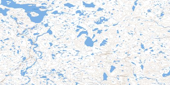 Lac Nagvaraaluk Topo Map 025D10 at 1:50,000 scale - National Topographic System of Canada (NTS) - Toporama map