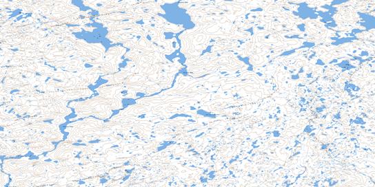 Lac Saint-Gervais Topo Map 025D11 at 1:50,000 scale - National Topographic System of Canada (NTS) - Toporama map
