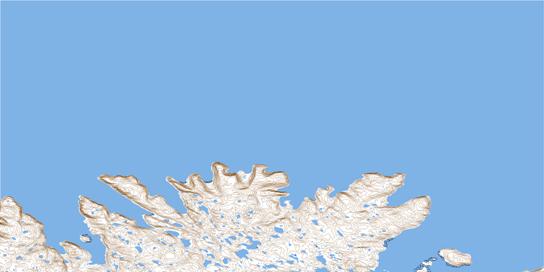 Pointe Jean-Talon Topographic map 025E01 at 1:50,000 Scale