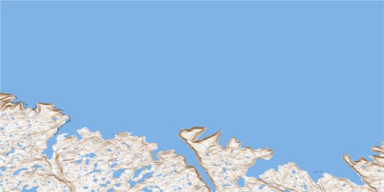 Pointe De Tracy Topographic map 025E02 at 1:50,000 Scale