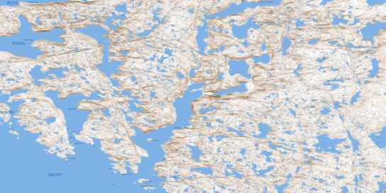Shaftesbury Inlet Topo Map 025K11 at 1:50,000 scale - National Topographic System of Canada (NTS) - Toporama map