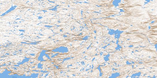 No Title Topo Map 025K14 at 1:50,000 scale - National Topographic System of Canada (NTS) - Toporama map