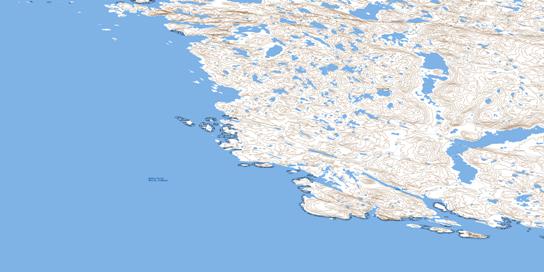 Ashe Inlet Topo Map 025L10 at 1:50,000 scale - National Topographic System of Canada (NTS) - Toporama map
