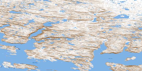 Olga River Topo Map 025M03 at 1:50,000 scale - National Topographic System of Canada (NTS) - Toporama map