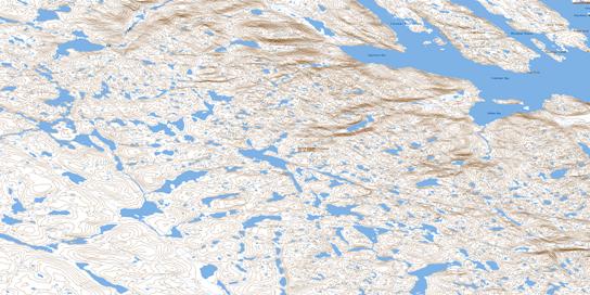Eggleston Bay Topographic map 025N01 at 1:50,000 Scale