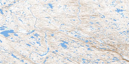 No Title Topo Map 025N16 at 1:50,000 scale - National Topographic System of Canada (NTS) - Toporama map
