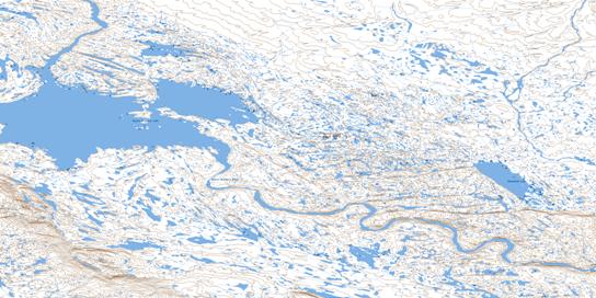 Anakudluk Lake Topo Map 026C03 at 1:50,000 scale - National Topographic System of Canada (NTS) - Toporama map