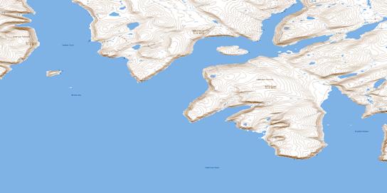 Abraham Bay Topographic map 026H01 at 1:50,000 Scale