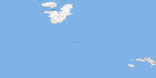 Kekerten Island Topo Map 026H12 at 1:50,000 scale - National Topographic System of Canada (NTS) - Toporama map