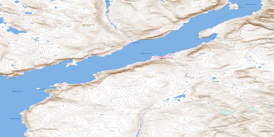 Pangnirtung Topographic map 026I04 at 1:50,000 Scale