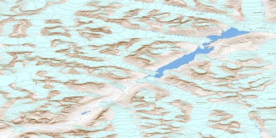 Mount Asgard Topographic map 026I11 at 1:50,000 Scale