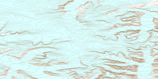 Tete Blanche Topographic map 026I14 at 1:50,000 Scale