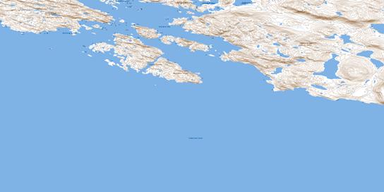 Sanigut Islands Topo Map 026J01 at 1:50,000 scale - National Topographic System of Canada (NTS) - Toporama map