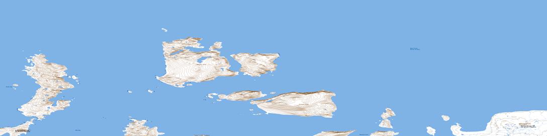 Alikdjuak Island Topo Map 027A02 at 1:50,000 scale - National Topographic System of Canada (NTS) - Toporama map