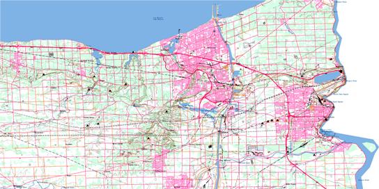Niagara Topographic map 030M03 at 1:50,000 Scale