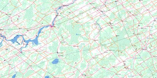 Merrickville Topo Map 031B13 at 1:50,000 scale - National Topographic System of Canada (NTS) - Toporama map
